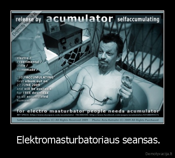  Elektromasturbatoriaus seansas. - 