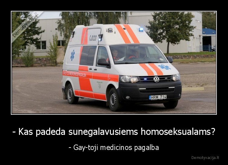 - Kas padeda sunegalavusiems homoseksualams? - - Gay-toji medicinos pagalba