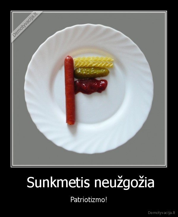  Sunkmetis neužgožia - Patriotizmo!