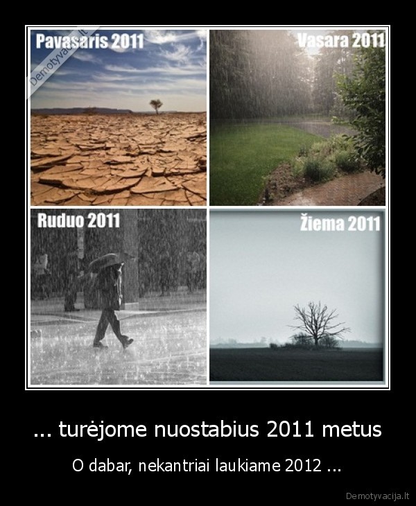 ... turėjome nuostabius 2011 metus - O dabar, nekantriai laukiame 2012 ...