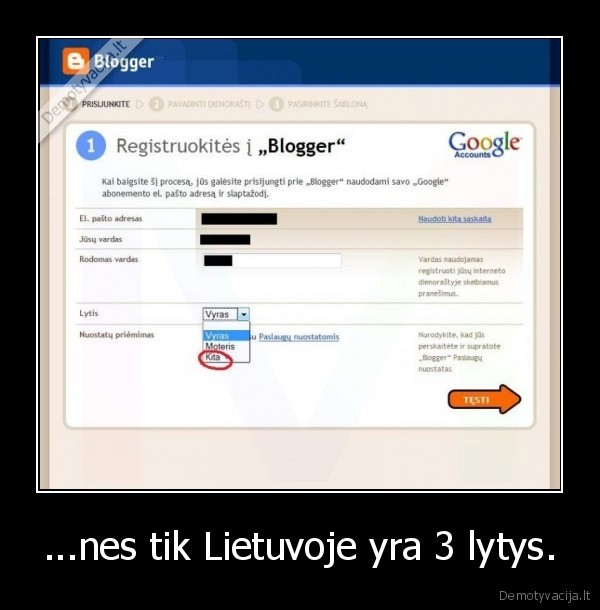 ...nes tik Lietuvoje yra 3 lytys. - 