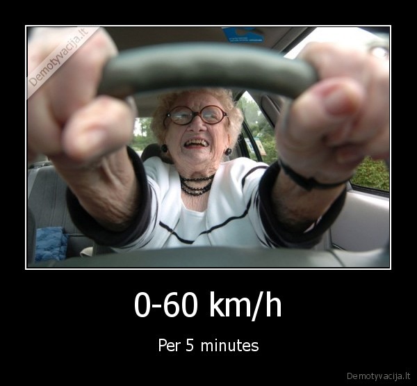 0-60 km/h - Per 5 minutes