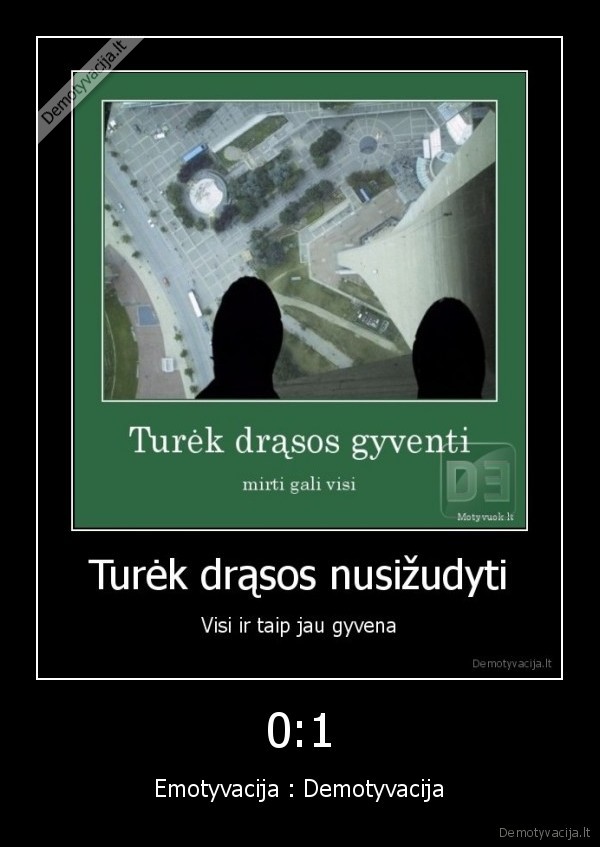 0:1 - Emotyvacija : Demotyvacija