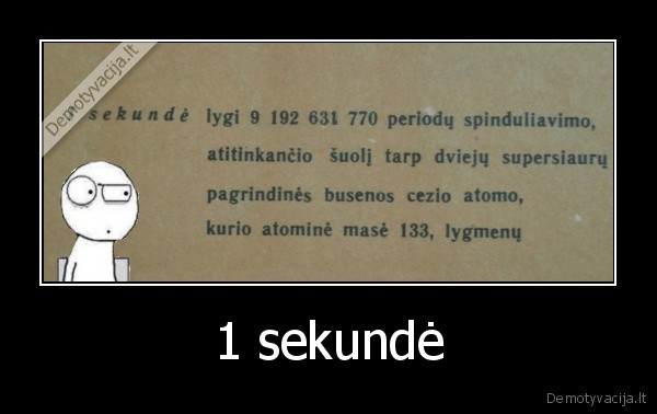 1 sekundė - 