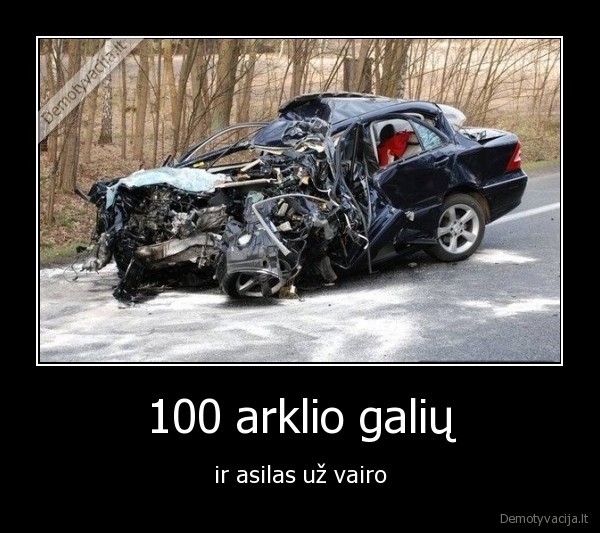 100 arklio galių - ir asilas už vairo