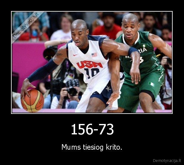 156-73 - Mums tiesiog krito.