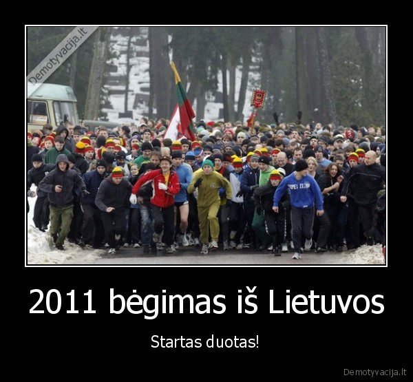 2011 bėgimas iš Lietuvos - Startas duotas!