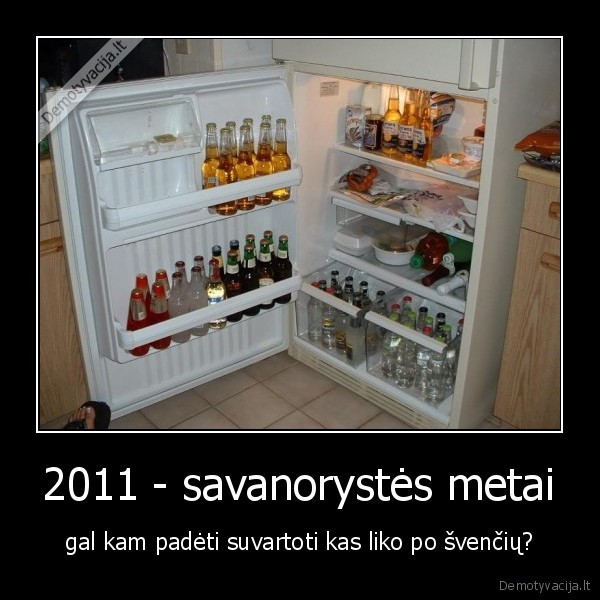 2011 - savanorystės metai - gal kam padėti suvartoti kas liko po švenčių?