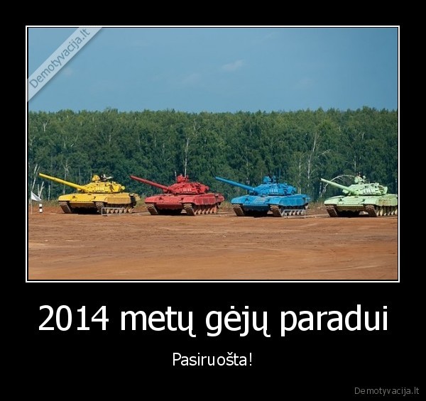 2014 metų gėjų paradui - Pasiruošta!