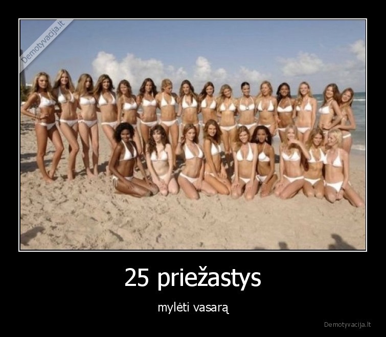 25 priežastys - mylėti vasarą