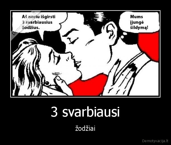 3 svarbiausi - žodžiai