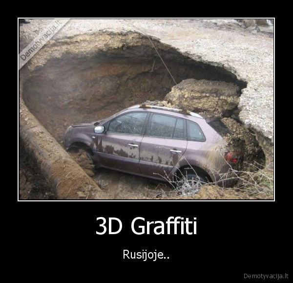 3D Graffiti - Rusijoje..