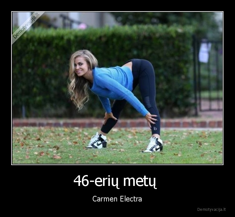 46-erių metų  - Carmen Electra