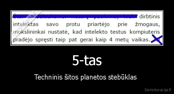 5-tas - Techninis šitos planetos stebūklas 