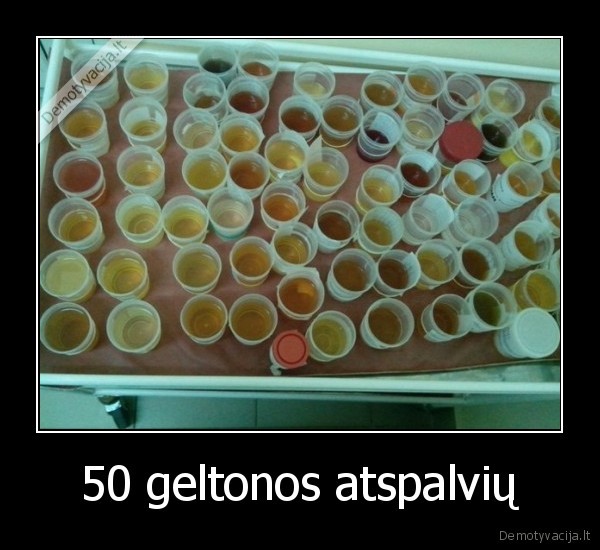 50 geltonos atspalvių - 