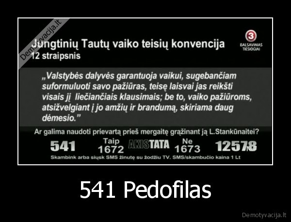 541 Pedofilas - 