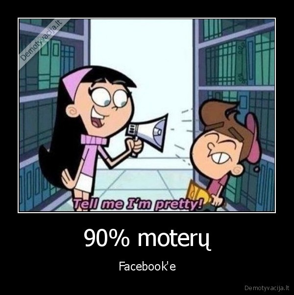 90% moterų - Facebook'e