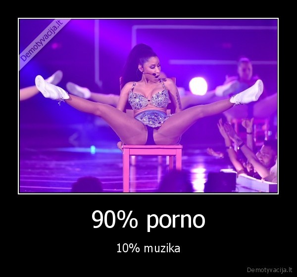 90% porno - 10% muzika