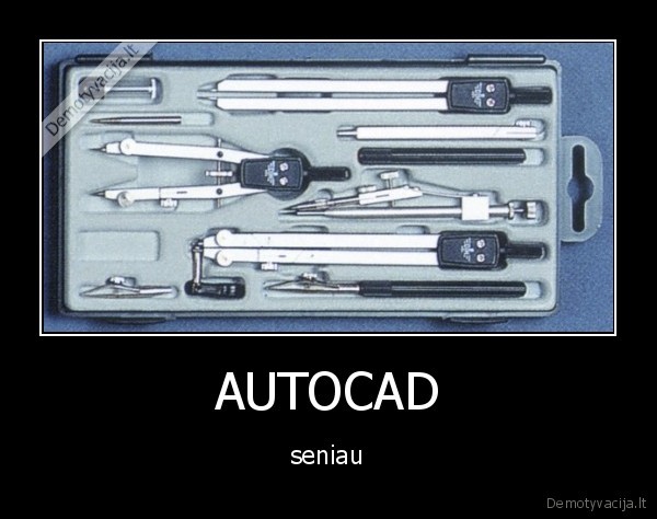 AUTOCAD - seniau