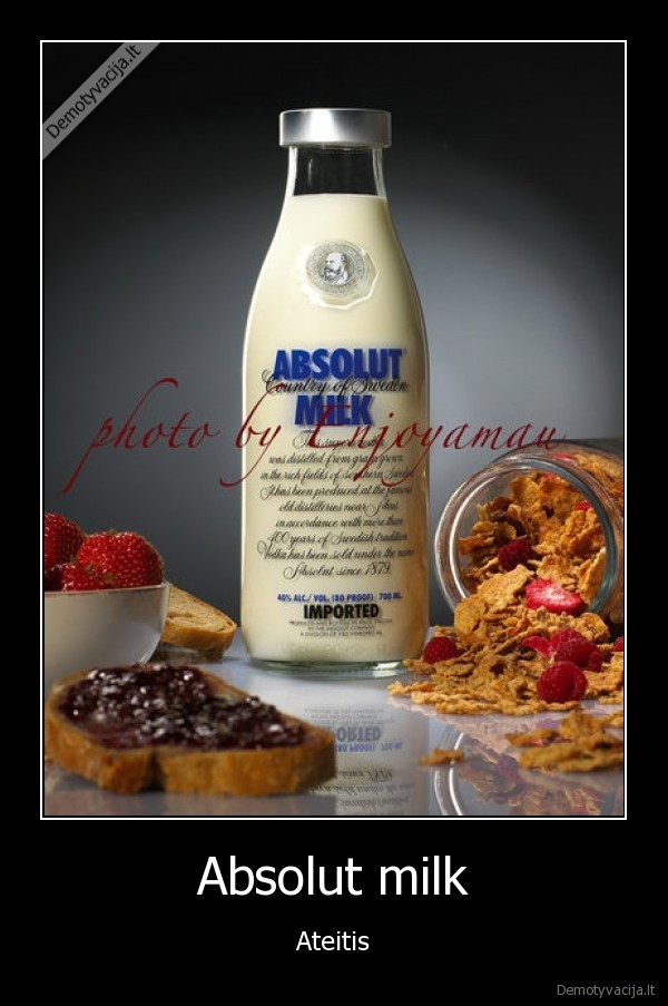 Absolut milk - Ateitis