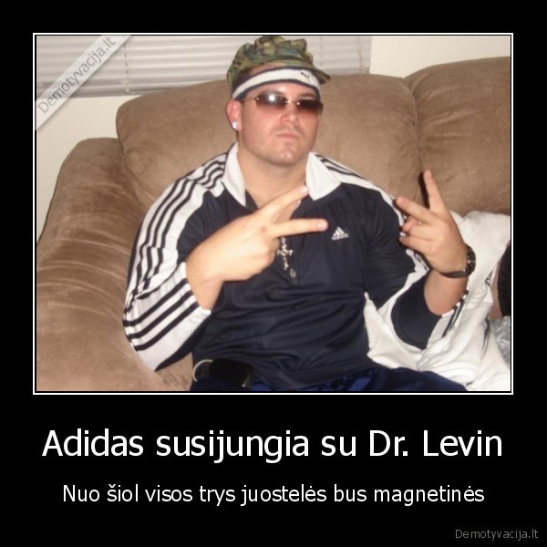 Adidas susijungia su Dr. Levin - Nuo šiol visos trys juostelės bus magnetinės