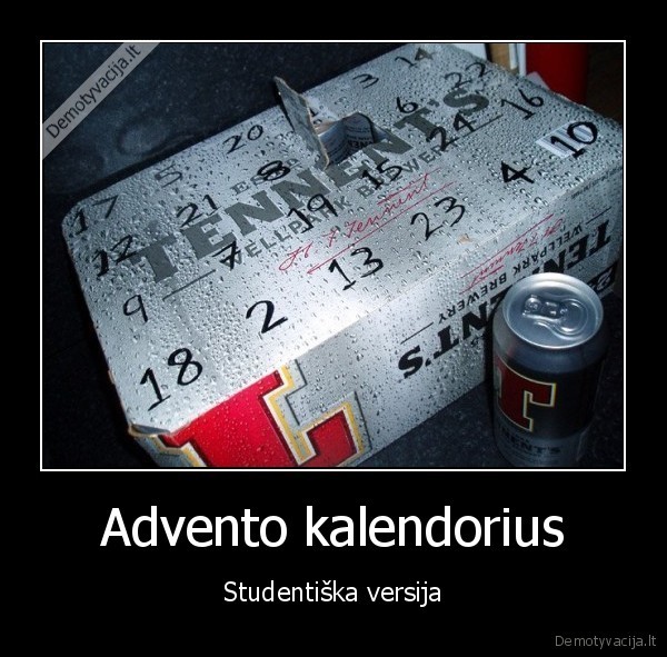 Advento kalendorius - Studentiška versija