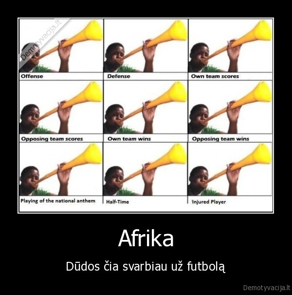 Afrika - Dūdos čia svarbiau už futbolą