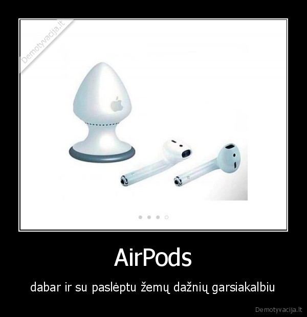 AirPods - dabar ir su paslėptu žemų dažnių garsiakalbiu