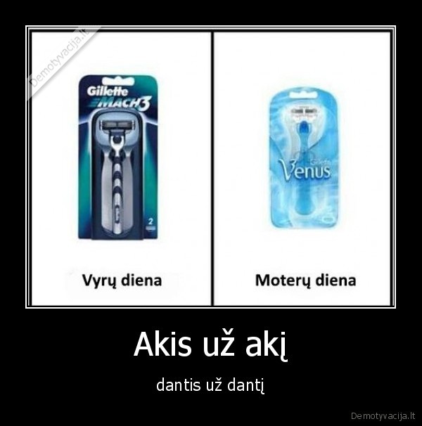 Akis už akį - dantis už dantį