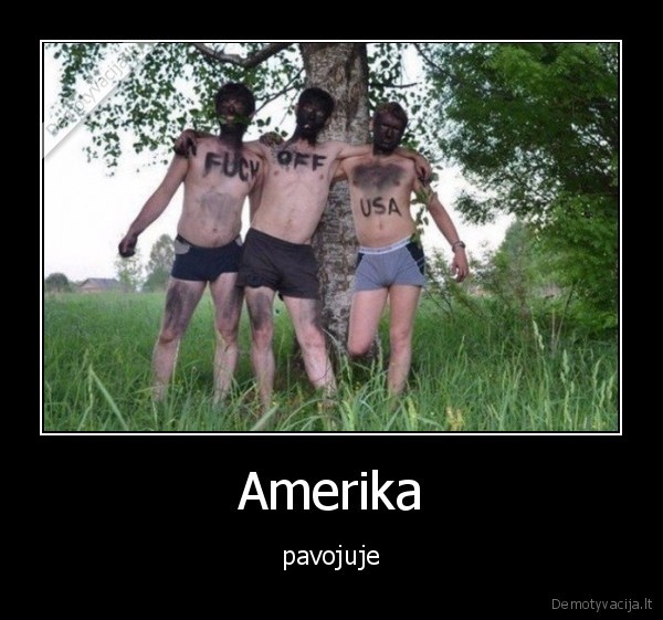 Amerika - pavojuje