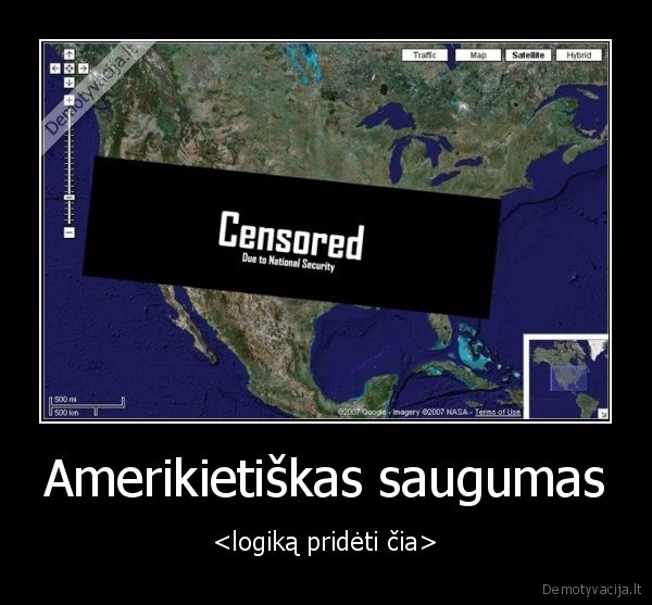 Amerikietiškas saugumas - <logiką pridėti čia>