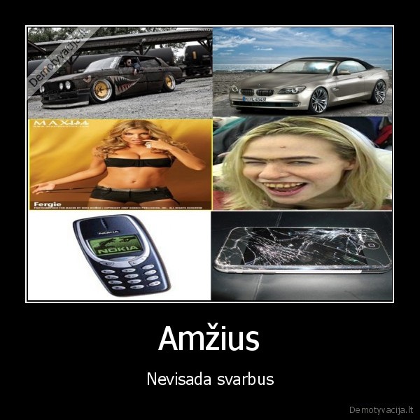 Amžius - Nevisada svarbus