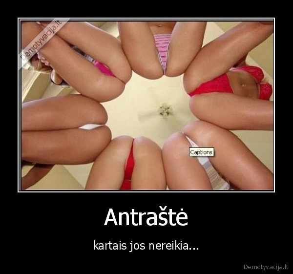 Antraštė - kartais jos nereikia...