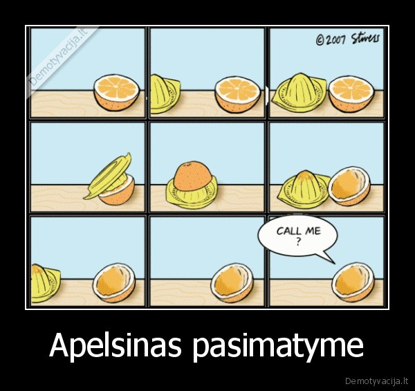 Apelsinas pasimatyme - 