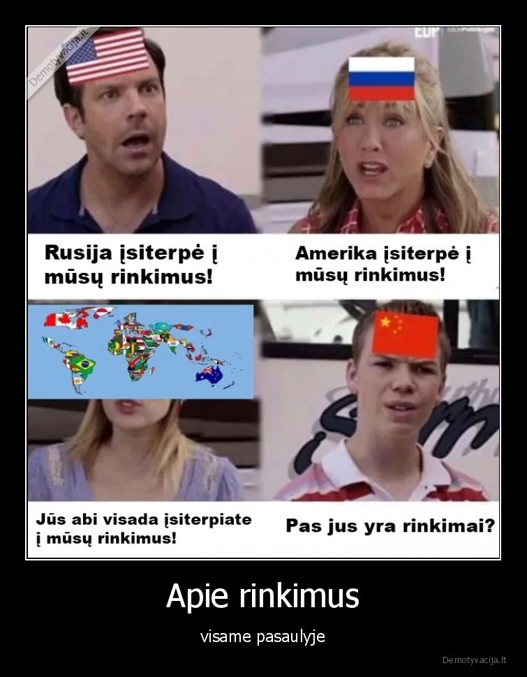 Apie rinkimus - visame pasaulyje