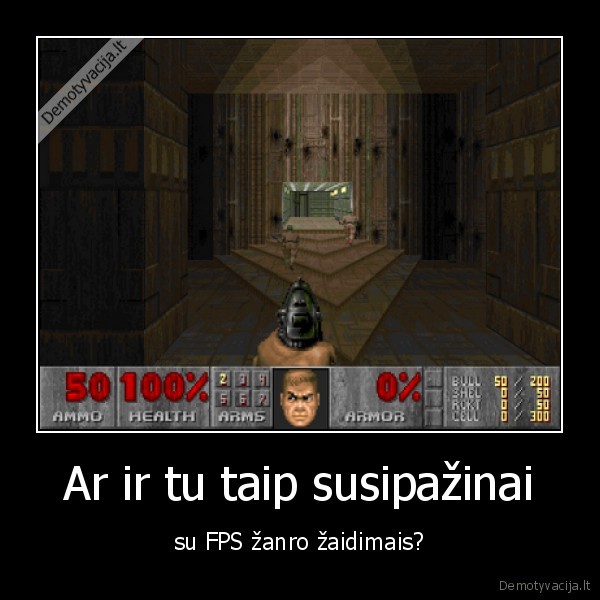 Ar ir tu taip susipažinai - su FPS žanro žaidimais?