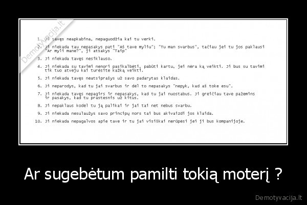 Ar sugebėtum pamilti tokią moterį ? - 