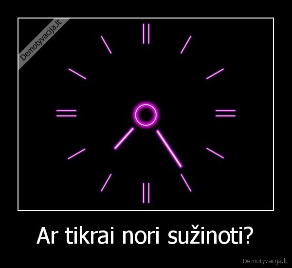 Ar tikrai nori sužinoti? - 