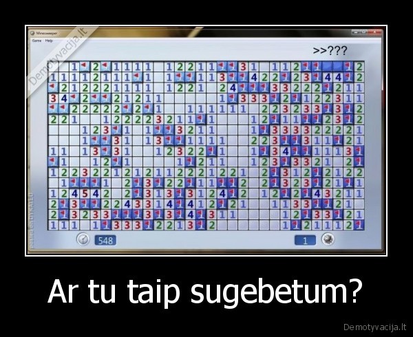 Ar tu taip sugebetum? - 