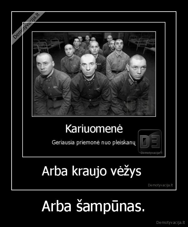 Arba šampūnas. - 