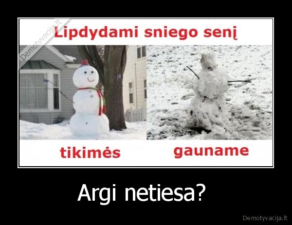 Argi netiesa?  - 