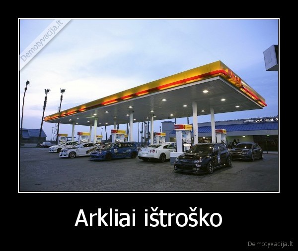 Arkliai ištroško - 