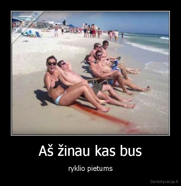 Aš žinau kas bus - ryklio pietums