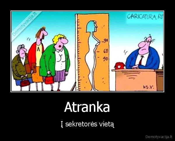 Atranka - Į sekretorės vietą