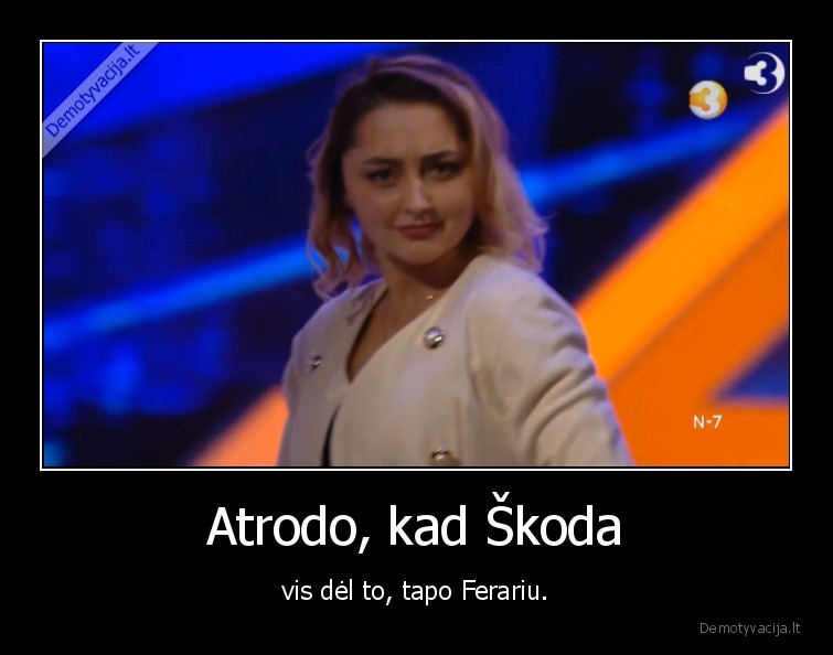 Atrodo, kad Škoda - vis dėl to, tapo Ferariu.