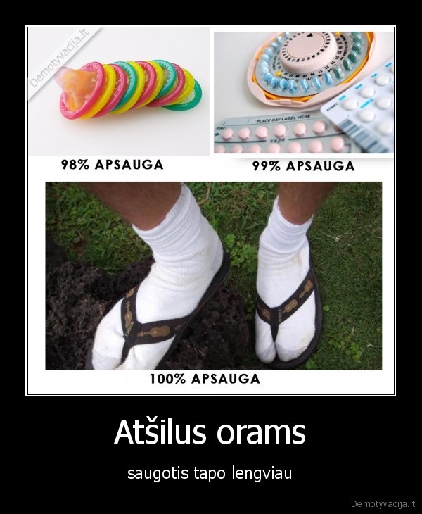 Atšilus orams - saugotis tapo lengviau