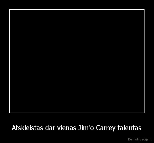 Atskleistas dar vienas Jim'o Carrey talentas - 