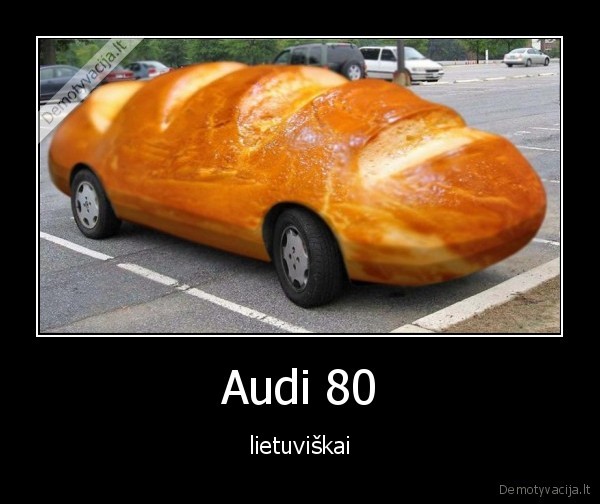 Audi 80 - lietuviškai