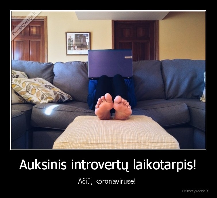 Auksinis introvertų laikotarpis! - Ačiū, koronaviruse! 