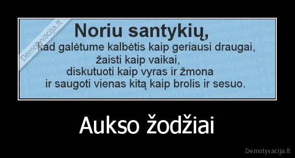 Aukso žodžiai - 